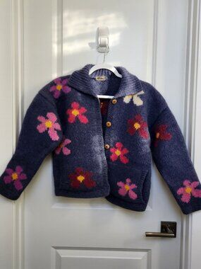 Vintage Pachamama Flower Cardigan